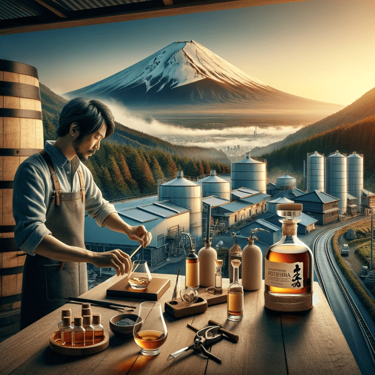 Historical journey of Kirin Gotemba Distillery, tracing its roots and evolution in the Japanese whisky industry.