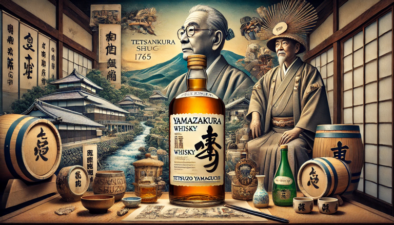 Historical image of Aska Distillery and Sasanokawa Shuzo, showcasing their heritage in whisky production.