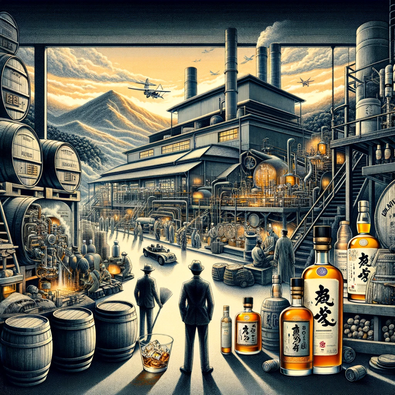  The production process at Mars Iwai Distillery, where tradition meets innovation.