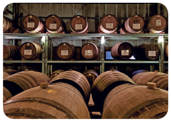 Mars Iwai Whisky aging in a variety of casks, enhancing its flavor profile.