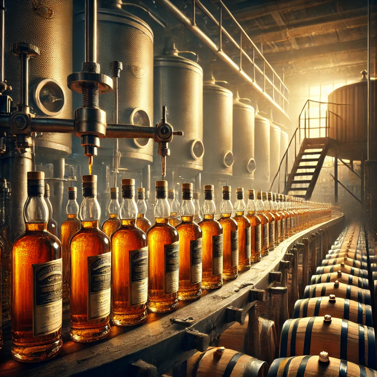 Copper stills in the whisky production process, showcasing traditional distillation techniques essential for crafting premium Japanese whisky, small batch whisky, cask-aged spirits, and award-winning handcrafted whisky.”