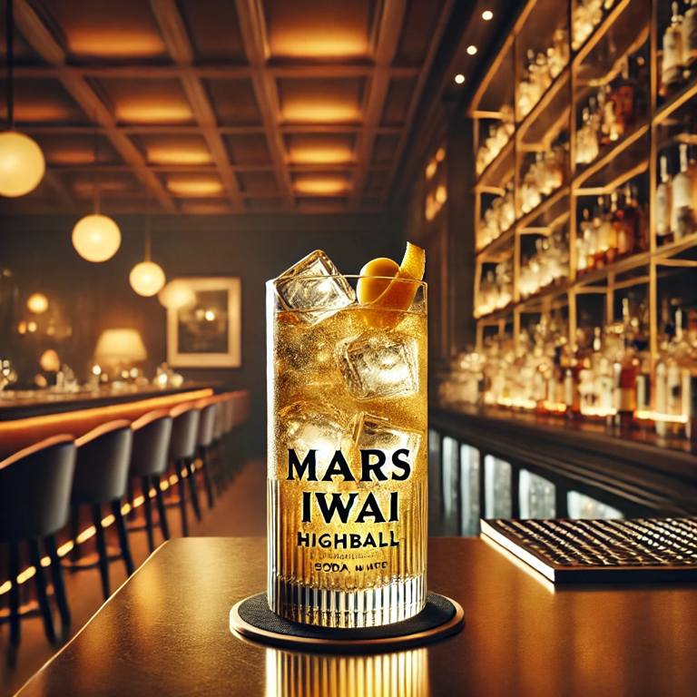 Mars Iwai Whisky paired with Japanese cuisine, enhancing the dining experience.