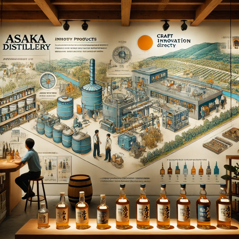 Detailed look at Aska Distillery’s production process, focusing on handcrafted techniques and quality, cherished by whisky connoisseurs and enthusiasts.