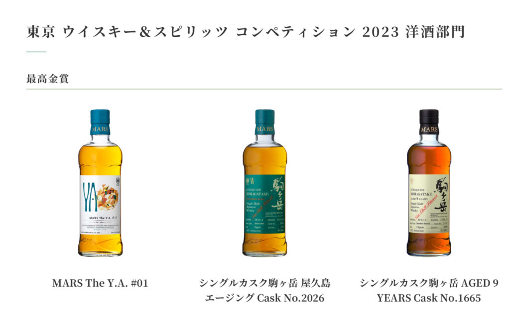 Global recognition of Mars Komagatake Distillery’s whisky, emphasizing its influence in the whisky world.