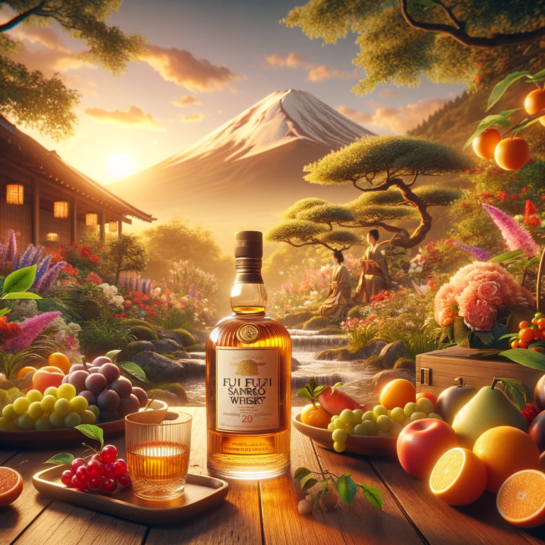 The complex aroma of Kirin Gotemba whisky, featuring fresh notes of pear, citrus, malt, and soft smokiness, loved by whisky enthusiasts and connoisseurs.