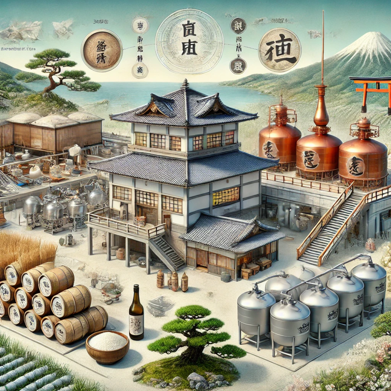  Overview of Niigata Kameda Distillery showcasing its blend of Japanese whisky tradition and modern innovation.