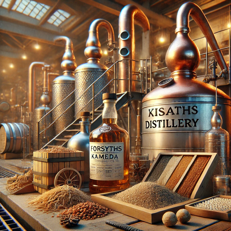 Detailed look at the whisky production process at Niigata Kameda Distillery, highlighting craftsmanship in every drop.