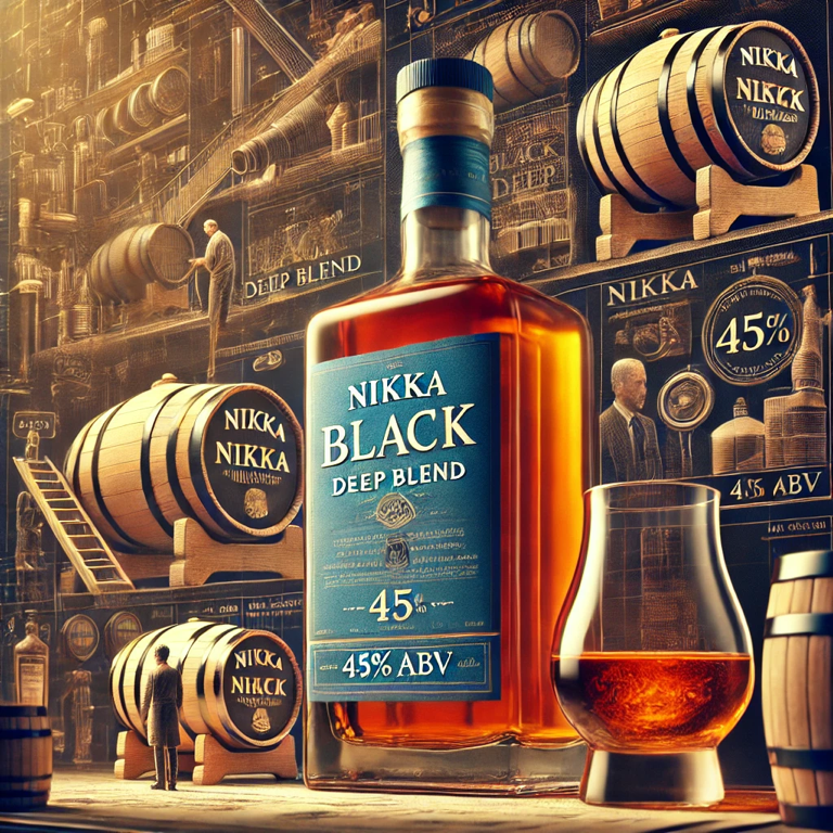 Overview of Nikka Black Deep Blend, a bold Japanese whisky crafted for whisky enthusiasts and connoisseurs.