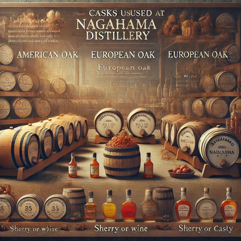 An in-depth look at the production process at Nagahama Distillery, where meticulous craftsmanship and innovative techniques combine to produce award-winning whiskies celebrated by whisky lovers and enthusiasts.