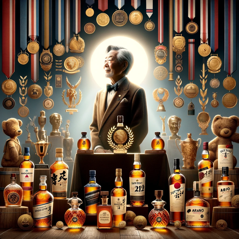 Shinjiro Torii, the pioneering craftsman who founded Suntory and shaped Japan’s whisky legacy, admired by whisky lovers and enthusiasts worldwide.