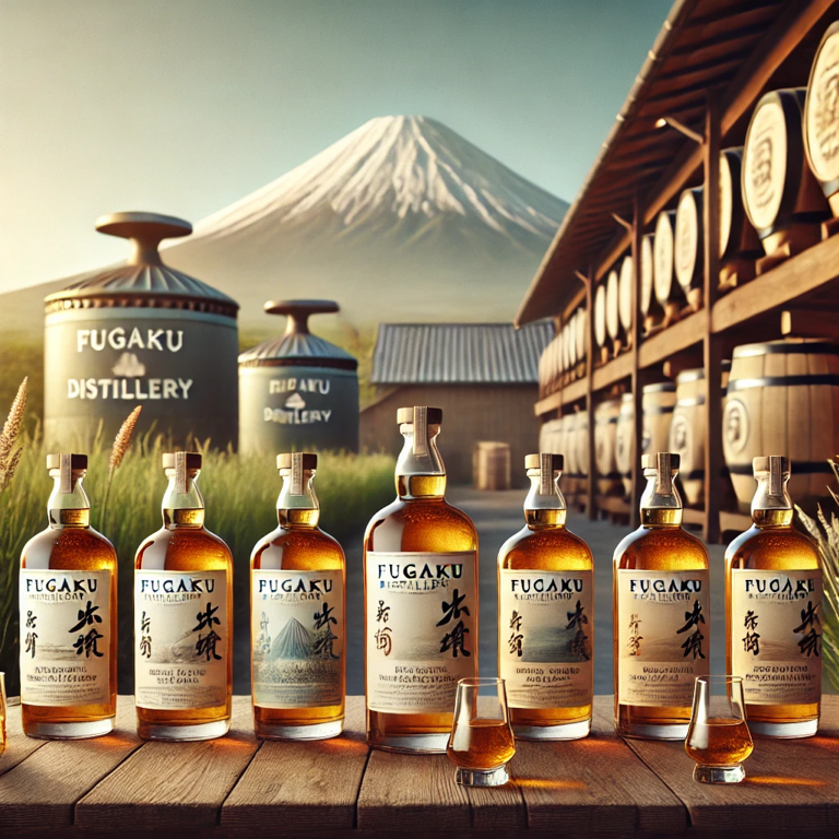 History of Fugaku Distillery, blending traditional Japanese whisky-making techniques with modern craftsmanship.