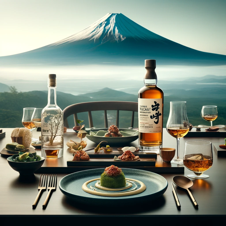 Recommended food pairings for Fugaku Whisky, enhancing the tasting experience for whisky enthusiasts.