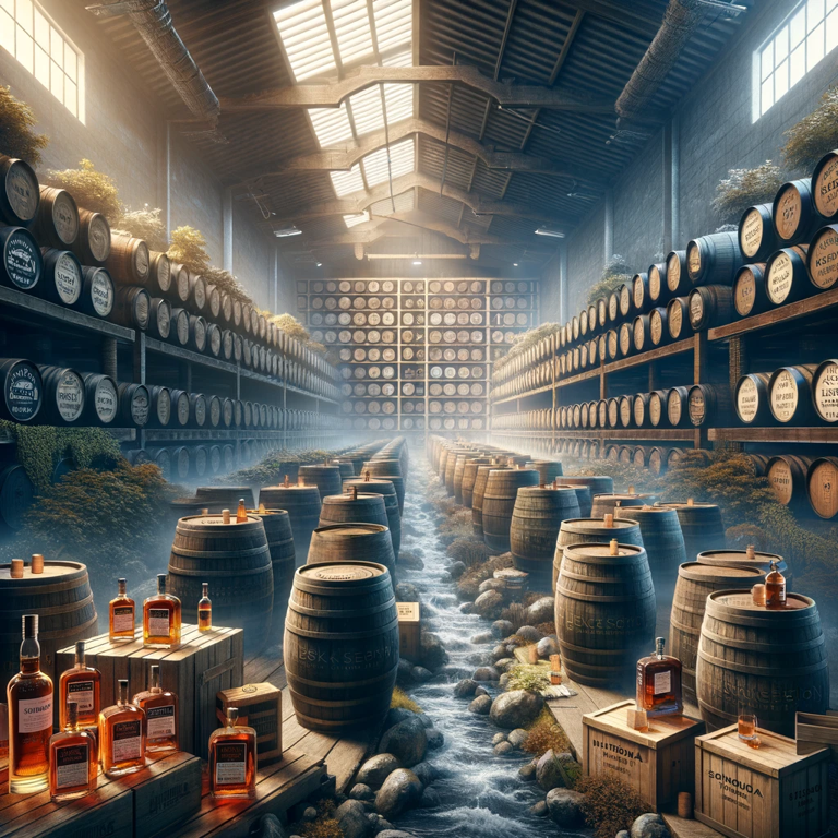 Detailed production process of Nikka Session Whisky, emphasizing craftsmanship for whisky lovers and enthusiasts.