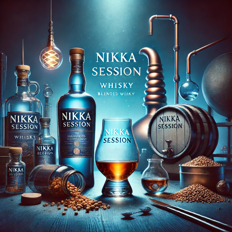 Detailed production process of Nikka Session Whisky, emphasizing craftsmanship for whisky lovers and enthusiasts.