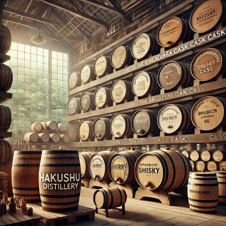 Hakushu Distillery production process, showcasing craftsmanship for whisky lovers and enthusiasts