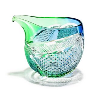 Exquisitely hand-cut Edo Kiriko glassware, a traditional Japanese craft blending elegance with modern whisky enjoyment.