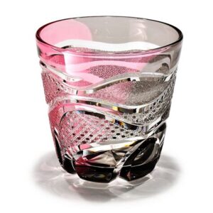 Exquisitely hand-cut Edo Kiriko glassware, a traditional Japanese craft blending elegance with modern whisky enjoyment.