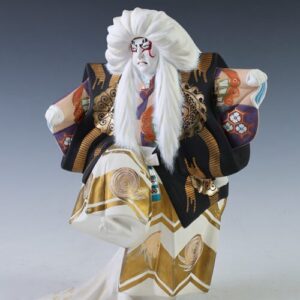 Exquisite handcrafted Japanese dolls, representing cultural heritage, Kabuki artistry, and classic Japanese traditions.