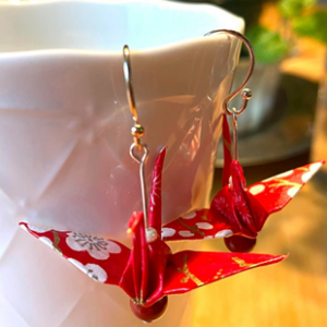 Authentic Japanese origami crafts, featuring traditional paper folding art used in decorations, gifts, and cultural symbolism.