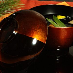 Handcrafted Japanese lacquerware featuring traditional Urushi artistry, perfect for elegant dining and timeless home décor.