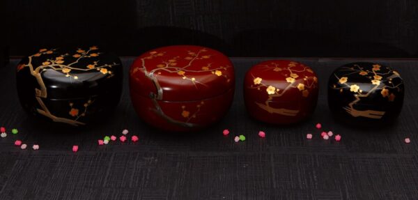 Handcrafted Japanese lacquerware featuring traditional Urushi artistry, perfect for elegant dining and timeless home décor.