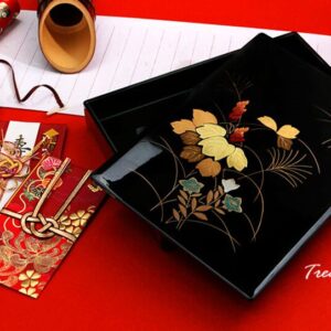Handcrafted Japanese lacquerware featuring traditional Urushi artistry, perfect for elegant dining and timeless home décor.