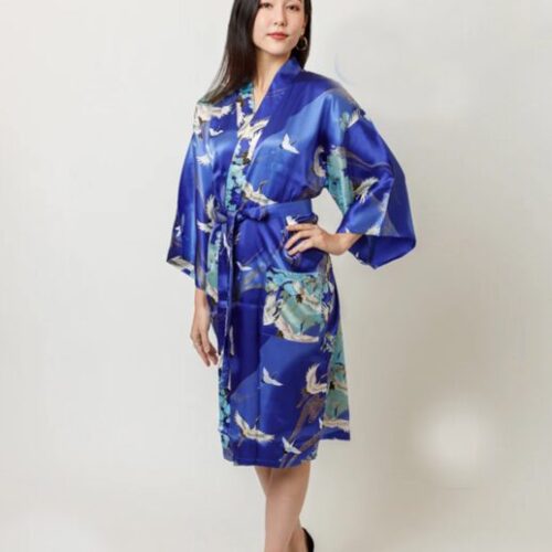 Authentic Japanese kimono featuring intricate handwoven fabrics and classic designs inspired by centuries of tradition.