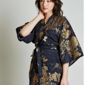 Authentic Japanese kimono featuring intricate handwoven fabrics and classic designs inspired by centuries of tradition.