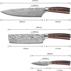 Handcrafted Japanese kitchen knife made from high-carbon steel, featuring razor-sharp precision and a traditional Japanese design, perfect for professional chefs and home cooking.