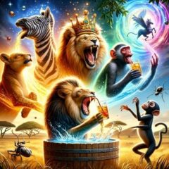 Dream of animal like monky lion zebra