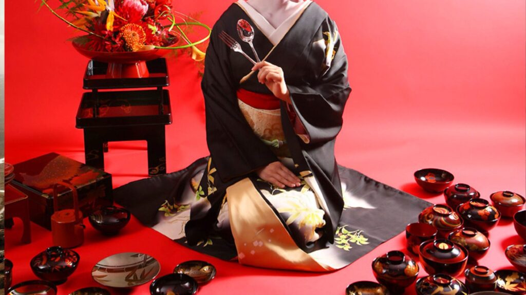 Traditional Japanese cultural scene capturing refined craftsmanship, natural materials, and quiet elegance through artisanal detail and timeless design