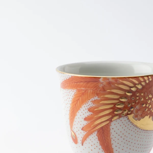 AKAE RED PHOENIX GUINOMI KUTANI SAKE CUP04