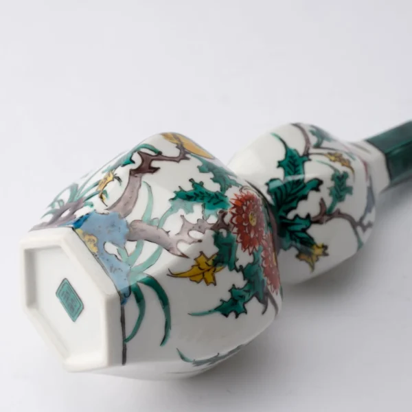 BIRDS AND FLOWERS KUTANI SAKE SET08