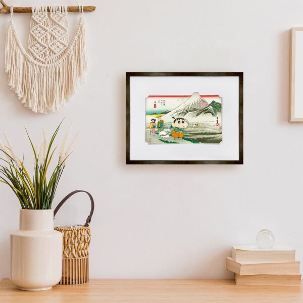 Crayon Shinchan Ukiyoe Tokaido Hara Asano Fuji02