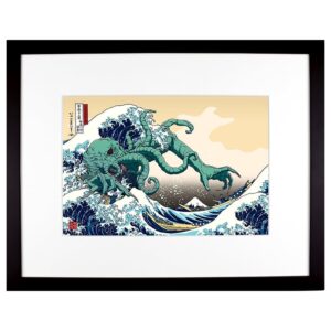 Cthulhu Ukiyoe Kanagawa Nine Headed Dragon01