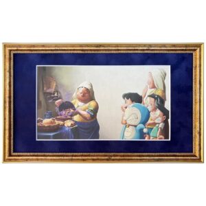 Doraemon Nobita Picture World Masterpiece Zecle Milk Woman01