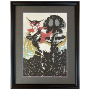 Doronjo Ukiyoe Skeleton Smoke01