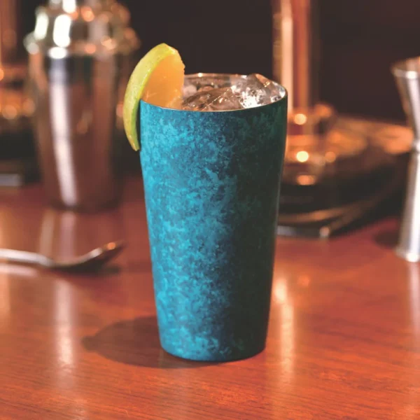Double Tumbler Orien 310ml Blue Artisan02