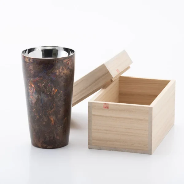 Double Tumbler Orien 310ml Copper Red Artisan03