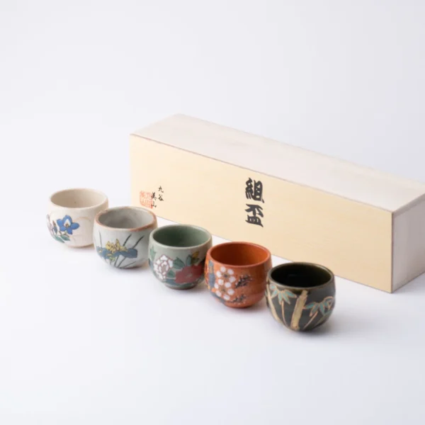 FIVE FLOWERS OCHOKO SAKE CUP SET07