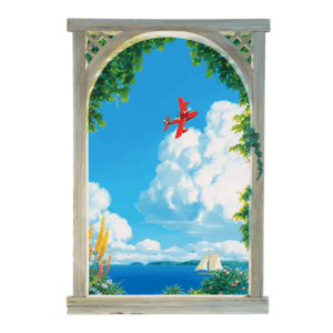 Ghibli Museum Window Ginas Bet05