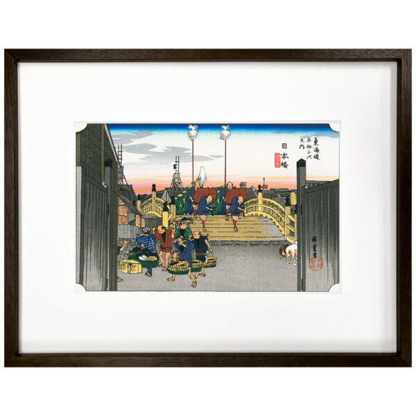 Hiroshige Tokaido Nihonbashi Morning View01