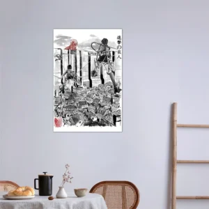 Japonism Anime Flying For Humanity Canvas Print02