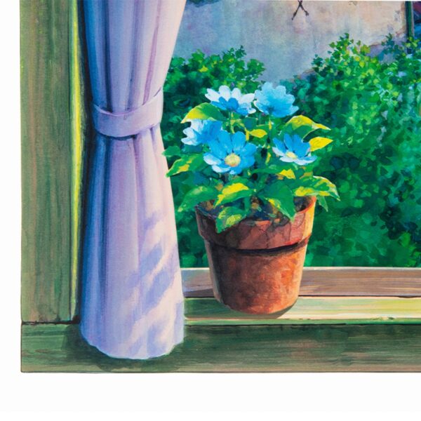 Japonism AnimeArt Ghibli Museum Window Gigi Sea View03