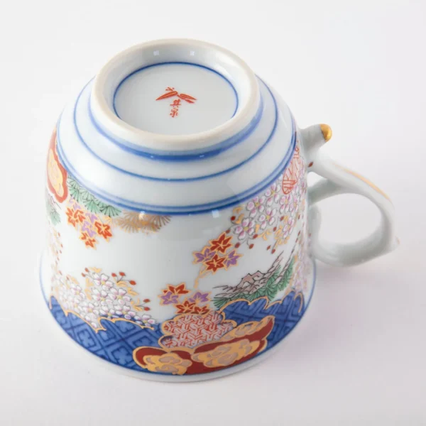 Japonism Arita Spring Autumn Cup Saucer Set06