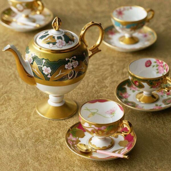 Japonism Pece Flower Collection Teapot04