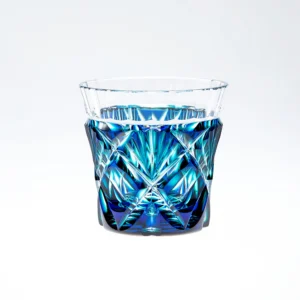 Japonism Satsuma Kiriko Two Color Sake Glass Cut251 101