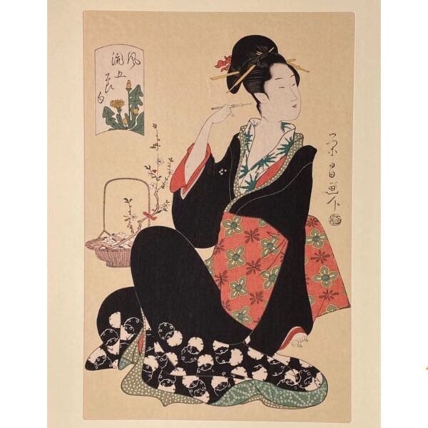 Japonism Ukiyoe Eisho Furyu Go Sekku