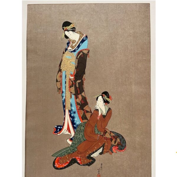 Japonism Ukiyoe Hokusai Beauties XL
