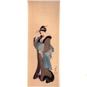 Japonism Ukiyoe Hokusai Beauty After Bathing